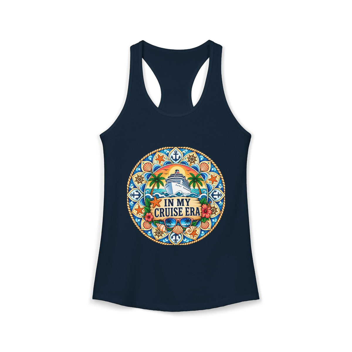 Cruise Retro Women's Ideal Racerback Tank