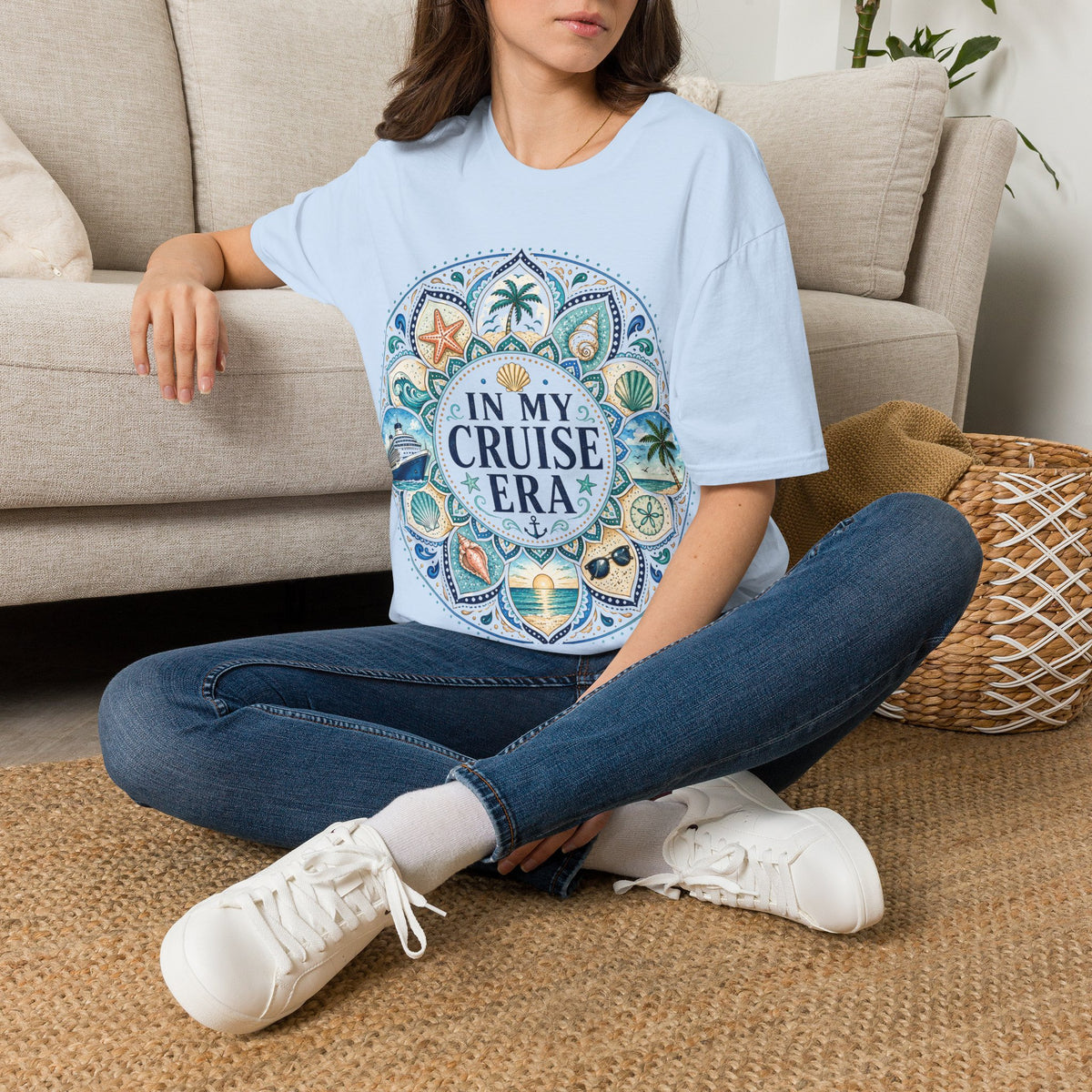 Cruise Era T-Shirt — 'In My Cruise Era' Nautical Mandala Tee