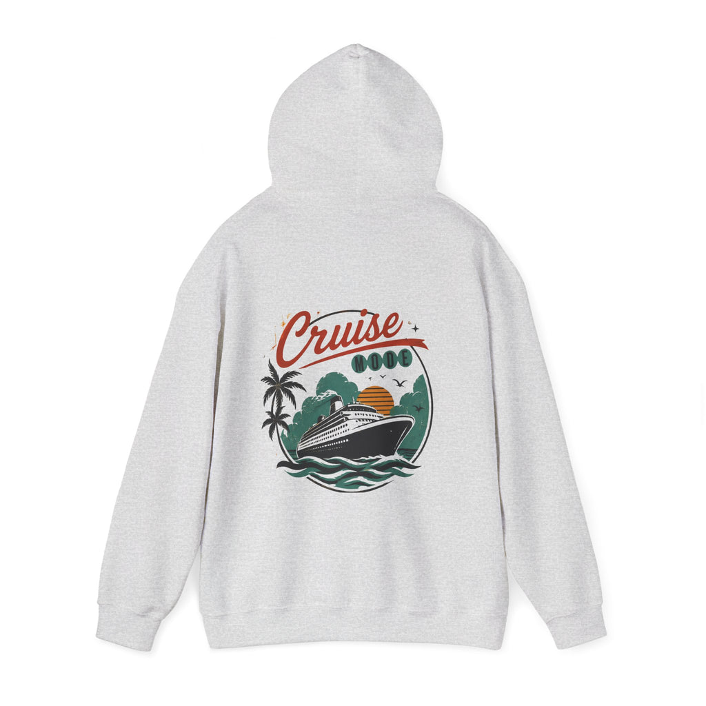 Cruise Ship Hoodie — Retro Tropical Vacation Sweatshirt