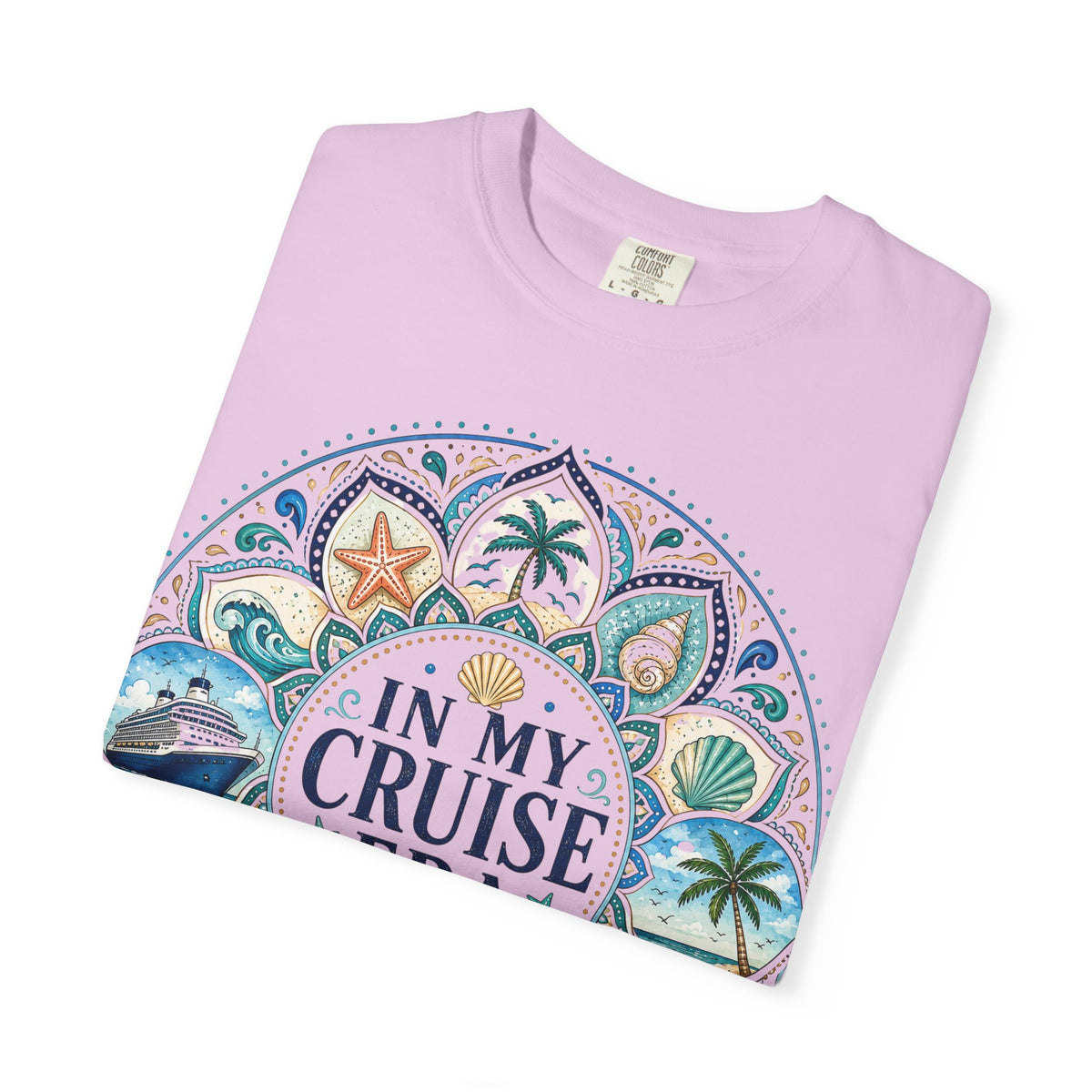 In My Cruise Era T-shirt | Nautical Mandala, Palm Trees, Seashells