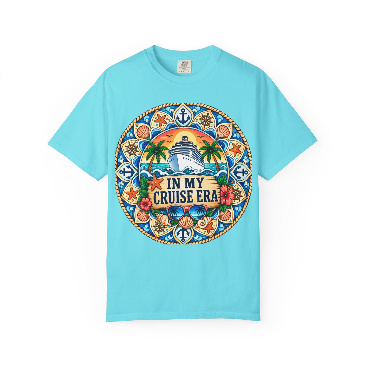 Cruise Vacation T-Shirt — "In My Cruise Era" Tropical Cruise Shirt