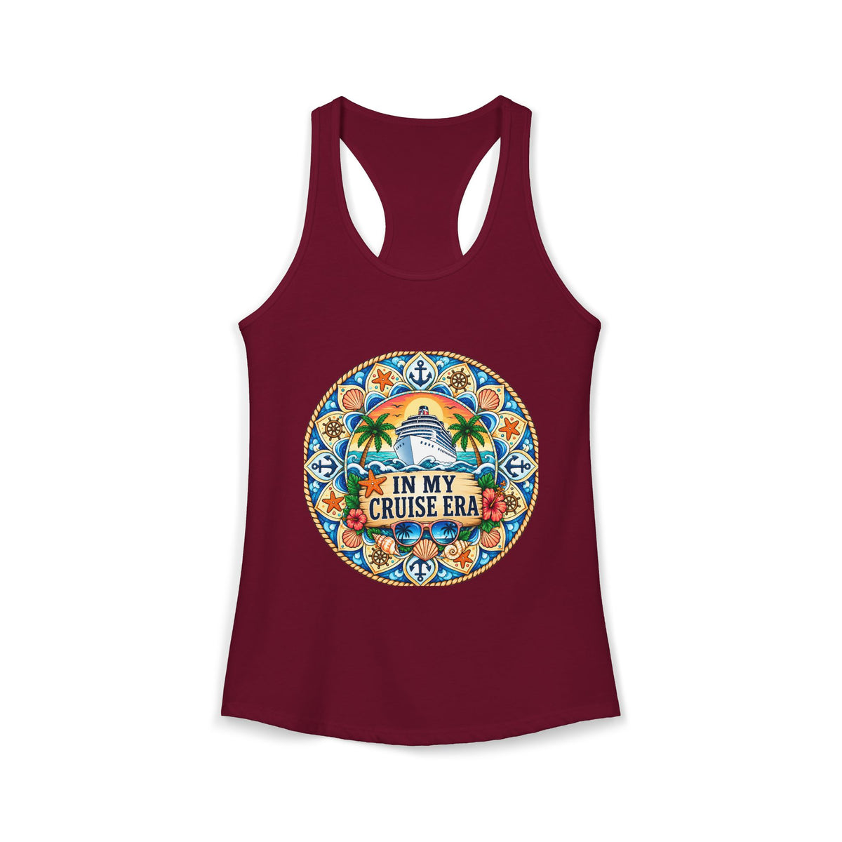 Cruise Retro Women's Ideal Racerback Tank