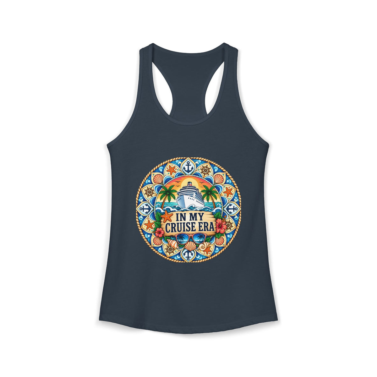 Cruise Retro Women's Ideal Racerback Tank