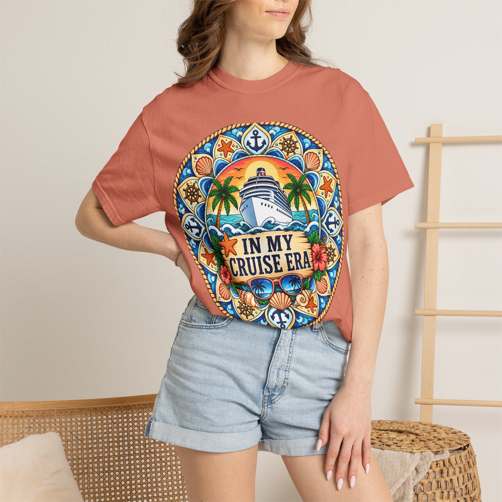 Cruise Vacation T-Shirt — "In My Cruise Era" Tropical Cruise Shirt