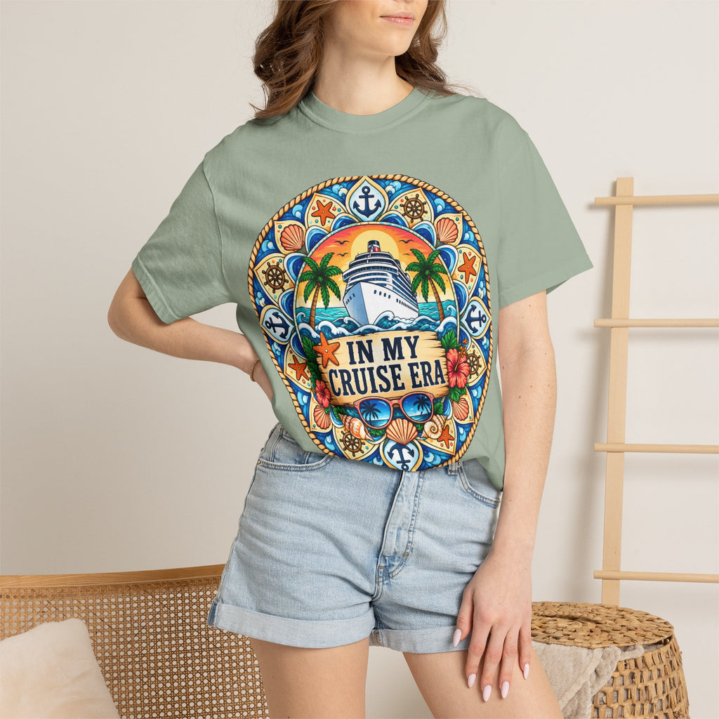 Cruise Vacation T-Shirt — "In My Cruise Era" Tropical Cruise Shirt