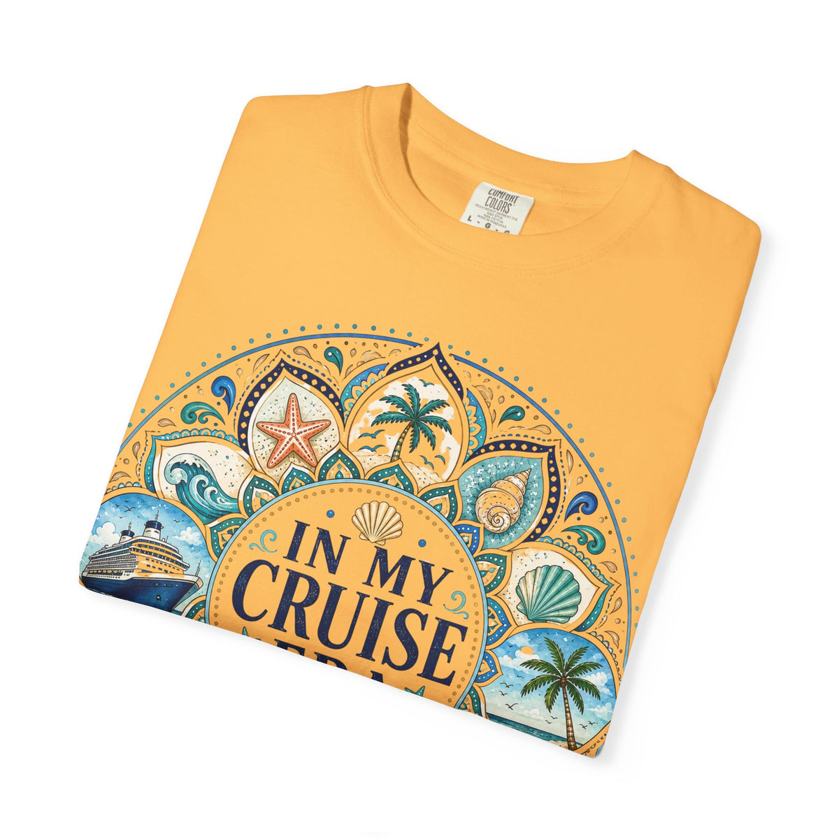 In My Cruise Era T-shirt | Nautical Mandala, Palm Trees, Seashells