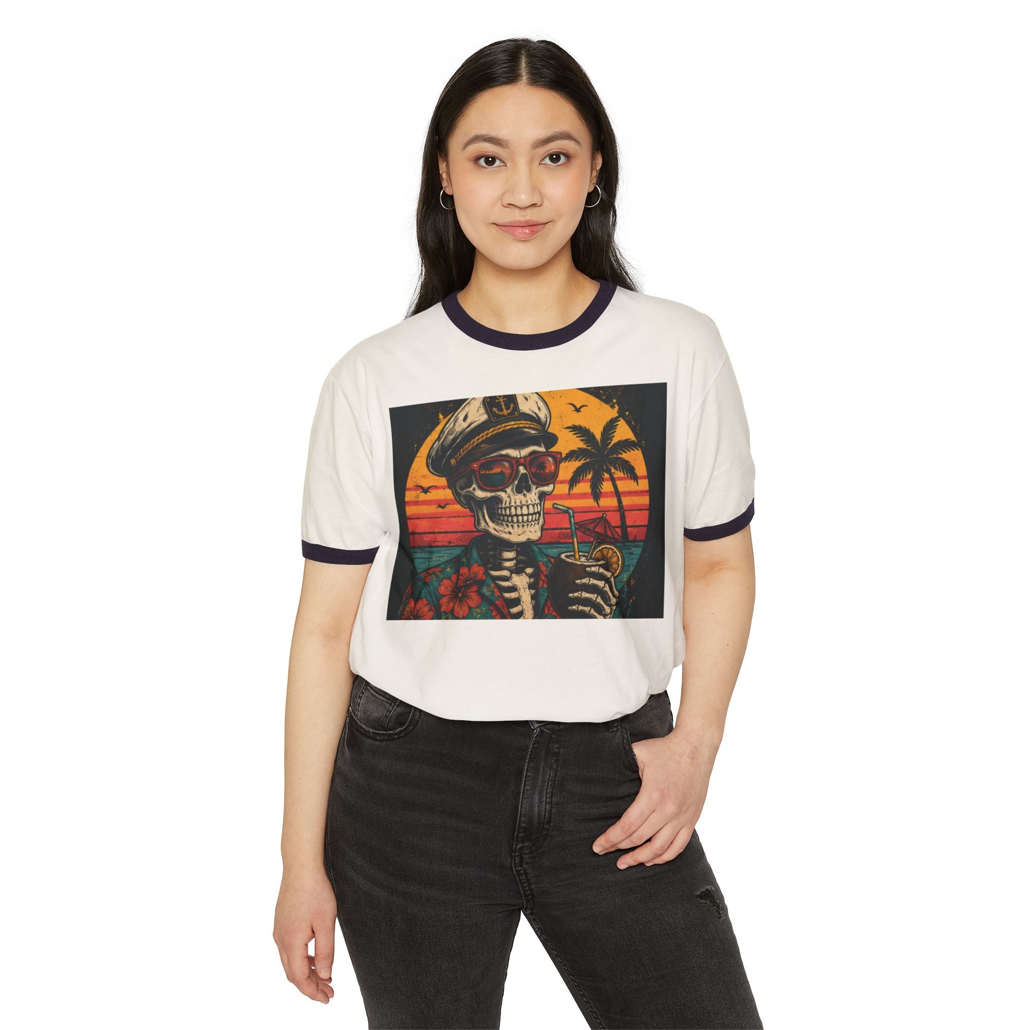 Unisex Cotton Ringer T-Shirt