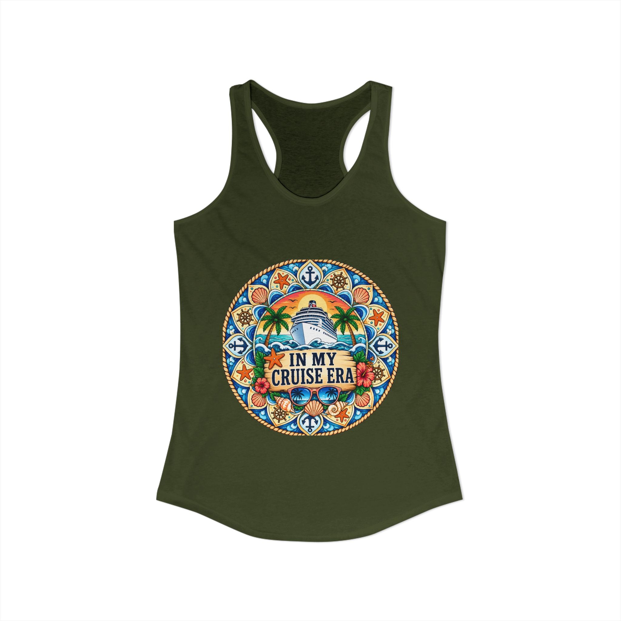 Cruise Retro Women's Ideal Racerback Tank