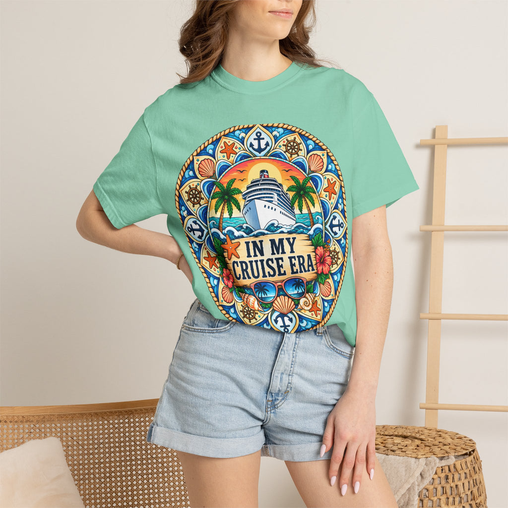Cruise Vacation T-Shirt — "In My Cruise Era" Tropical Cruise Shirt