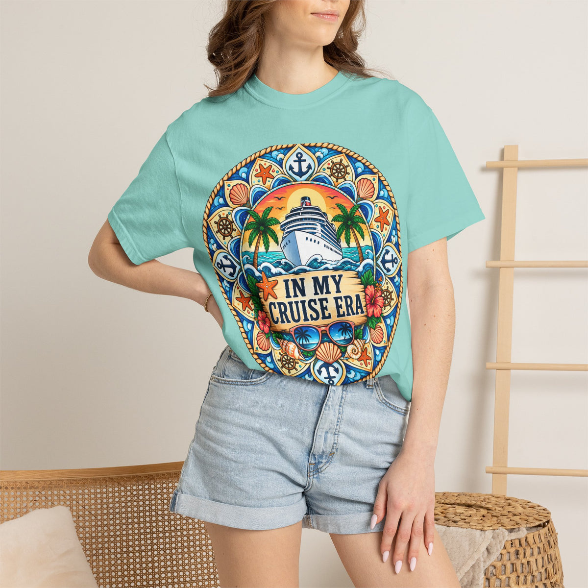 Cruise Vacation T-Shirt — "In My Cruise Era" Tropical Cruise Shirt