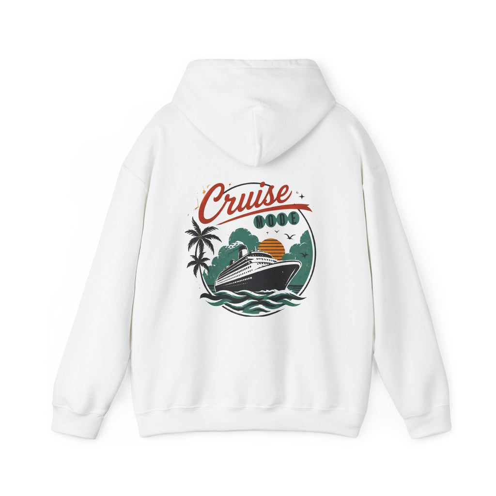Cruise Ship Hoodie — Retro Tropical Vacation Sweatshirt