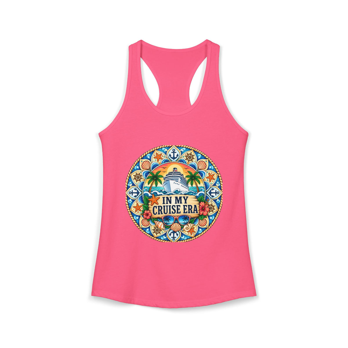 Cruise Retro Women's Ideal Racerback Tank
