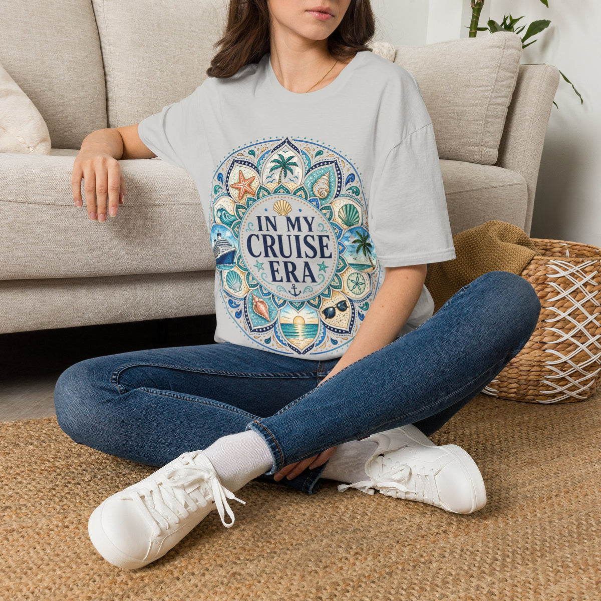 Cruise Era T-Shirt — 'In My Cruise Era' Nautical Mandala Tee