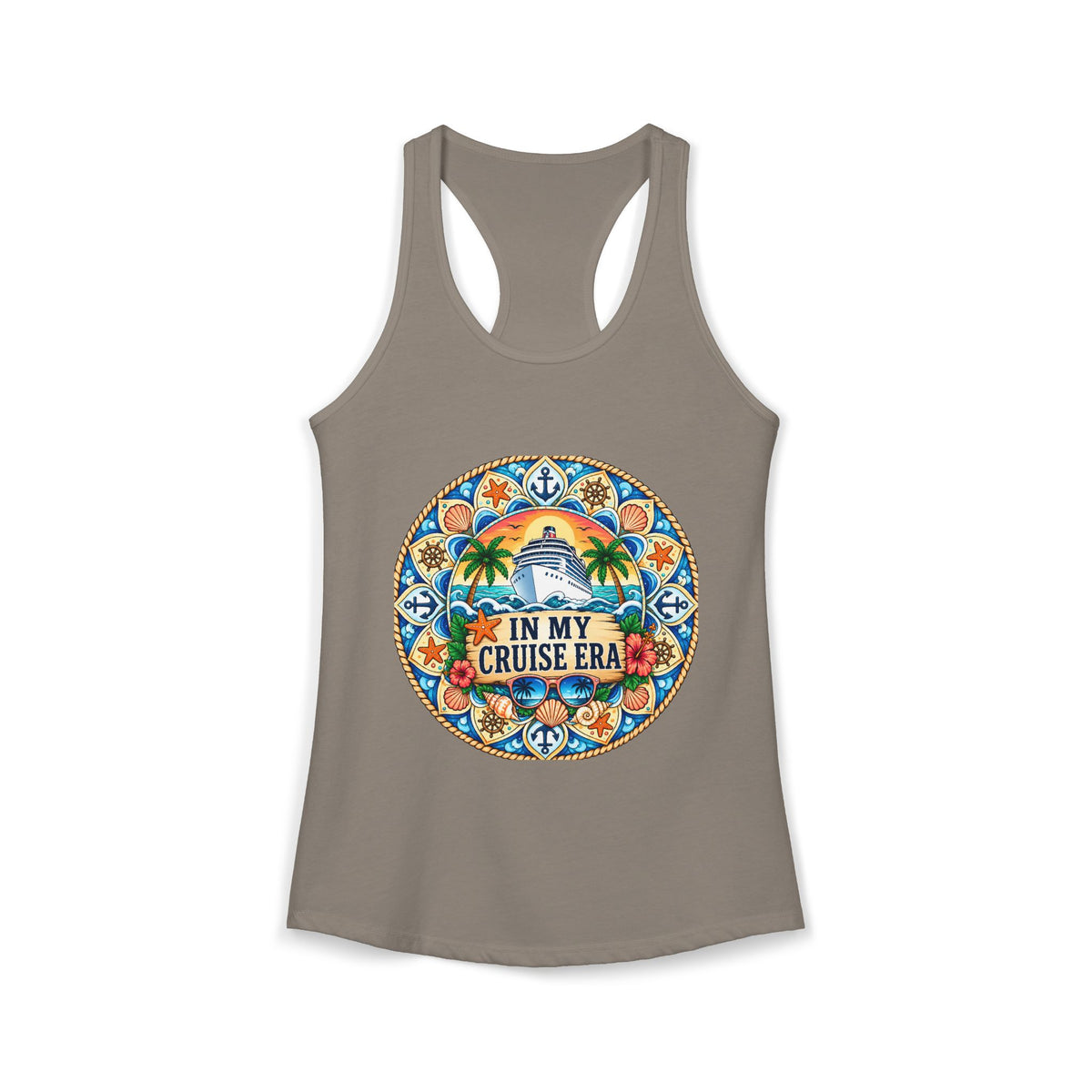 Cruise Retro Women's Ideal Racerback Tank