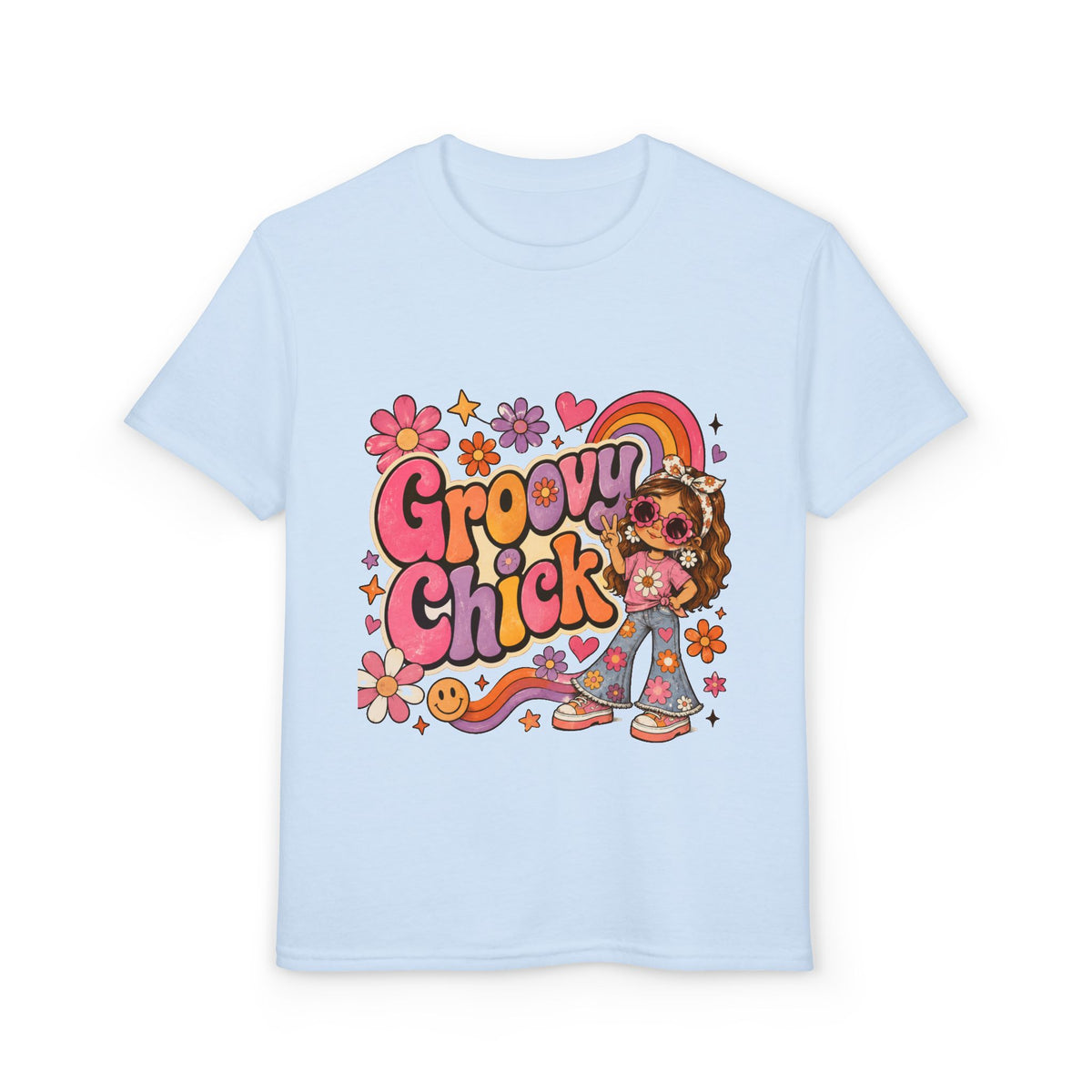 Retro Groovy Youth DryBlendÂ® T-Shirt