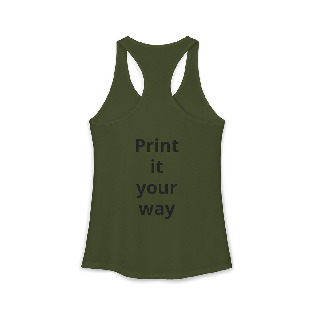 Cruise Retro Women's Ideal Racerback Tank