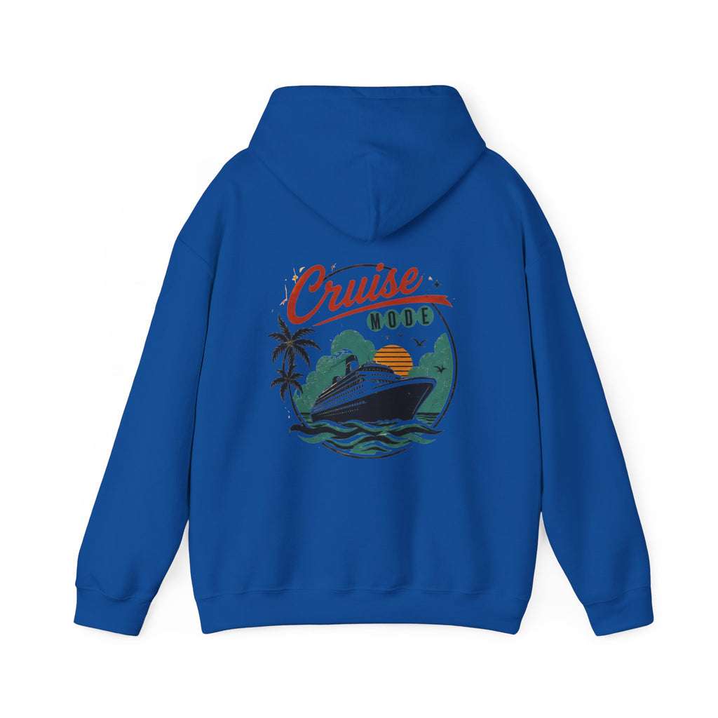 Cruise Ship Hoodie — Retro Tropical Vacation Sweatshirt