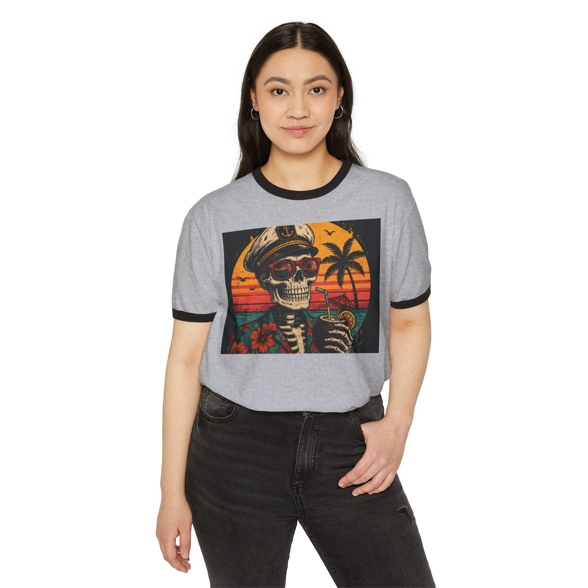 Unisex Cotton Ringer T-Shirt