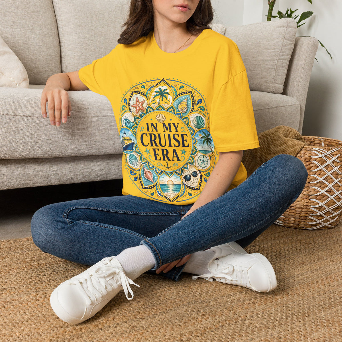 Cruise Era T-Shirt — 'In My Cruise Era' Nautical Mandala Tee