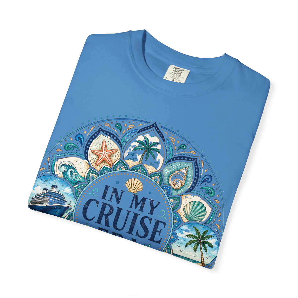 In My Cruise Era T-shirt | Nautical Mandala, Palm Trees, Seashells