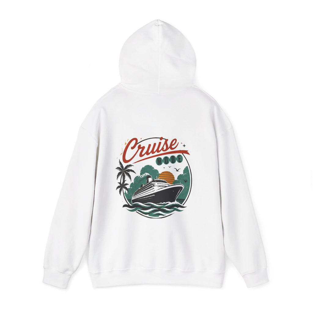 Cruise Ship Hoodie — Retro Tropical Vacation Sweatshirt