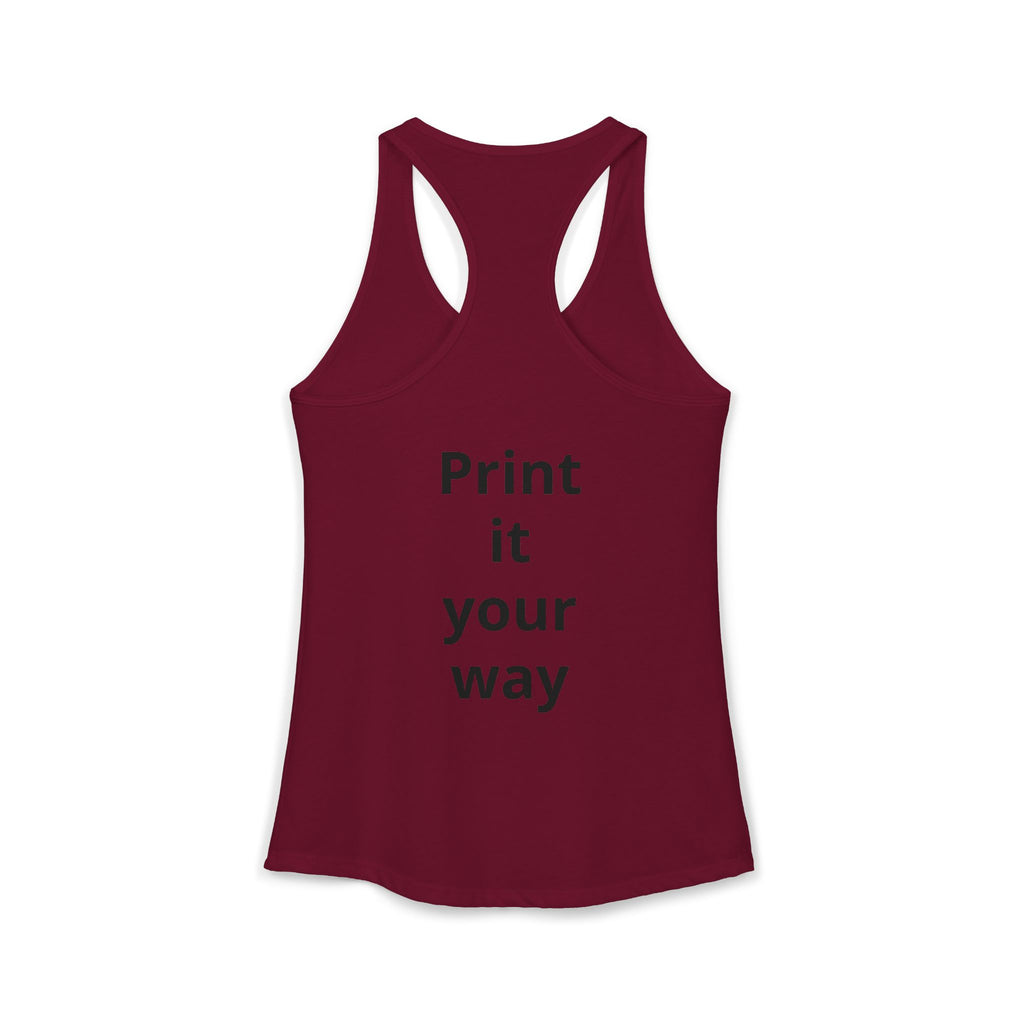 Cruise Retro Women's Ideal Racerback Tank