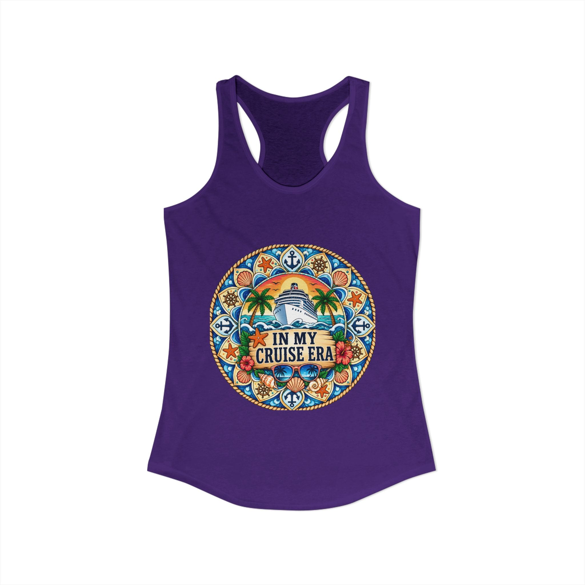 Cruise Retro Women's Ideal Racerback Tank