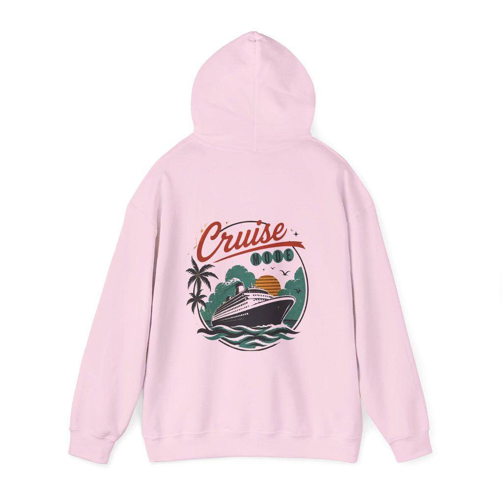 Cruise Ship Hoodie — Retro Tropical Vacation Sweatshirt