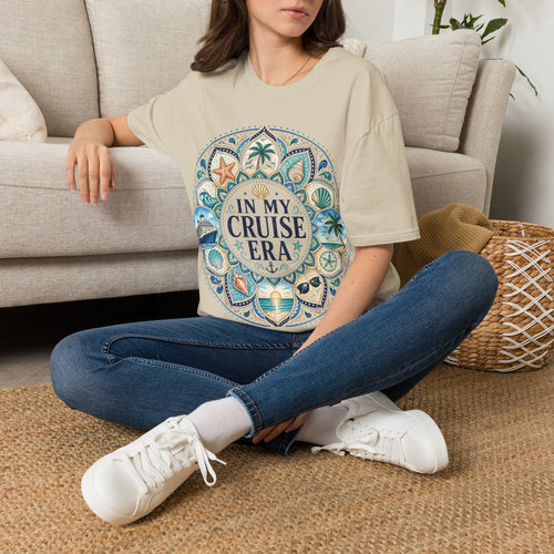 Cruise Era T-Shirt — 'In My Cruise Era' Nautical Mandala Tee