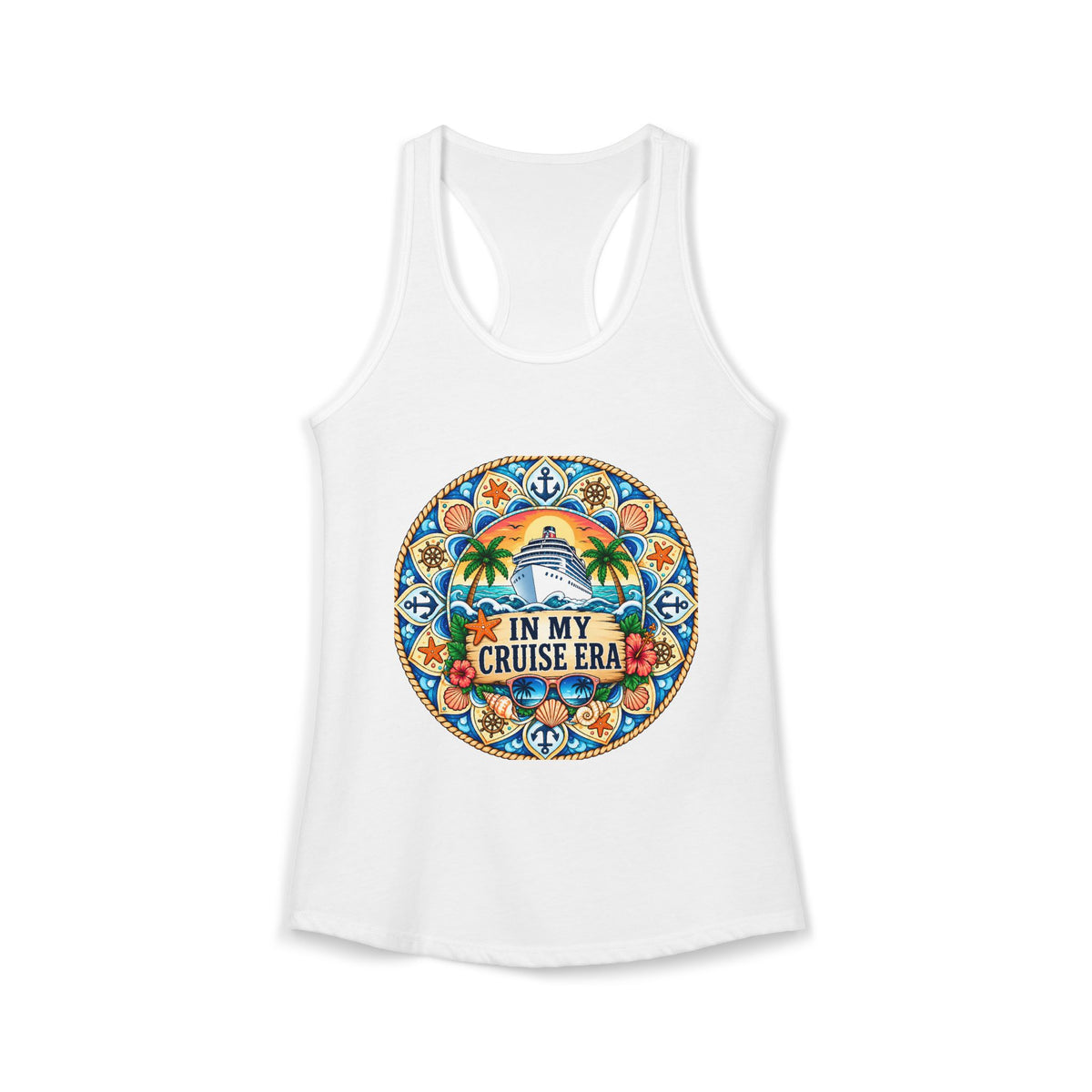 Cruise Retro Women's Ideal Racerback Tank