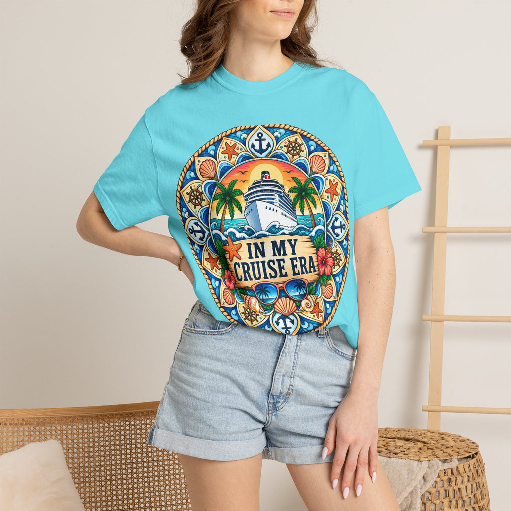 Cruise Vacation T-Shirt — "In My Cruise Era" Tropical Cruise Shirt