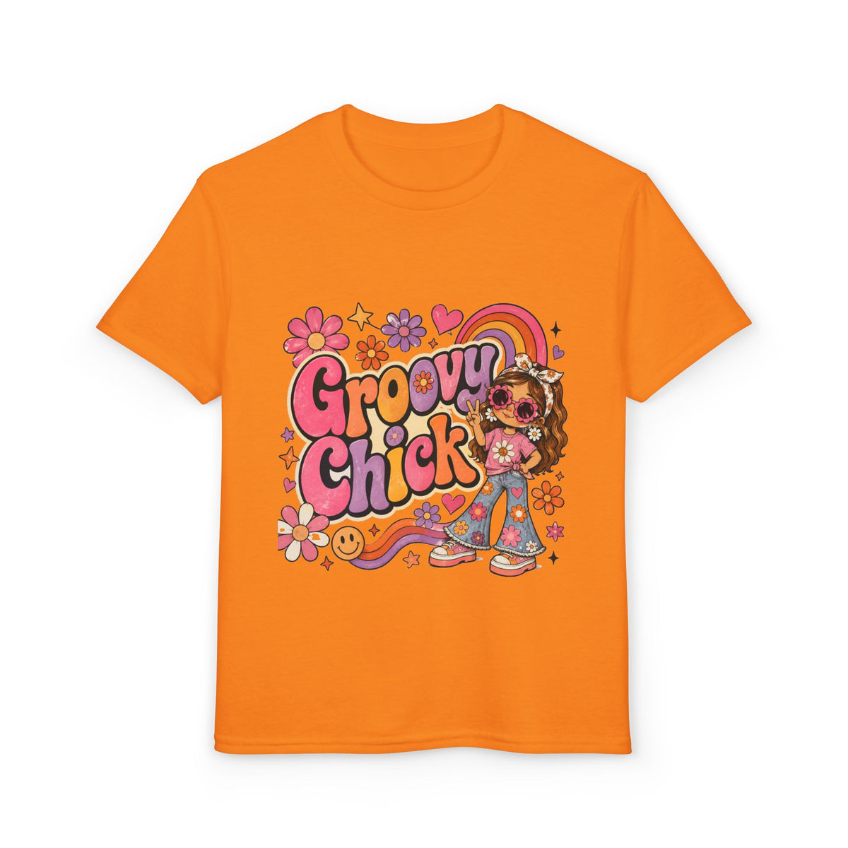 Retro Groovy Youth DryBlendÂ® T-Shirt