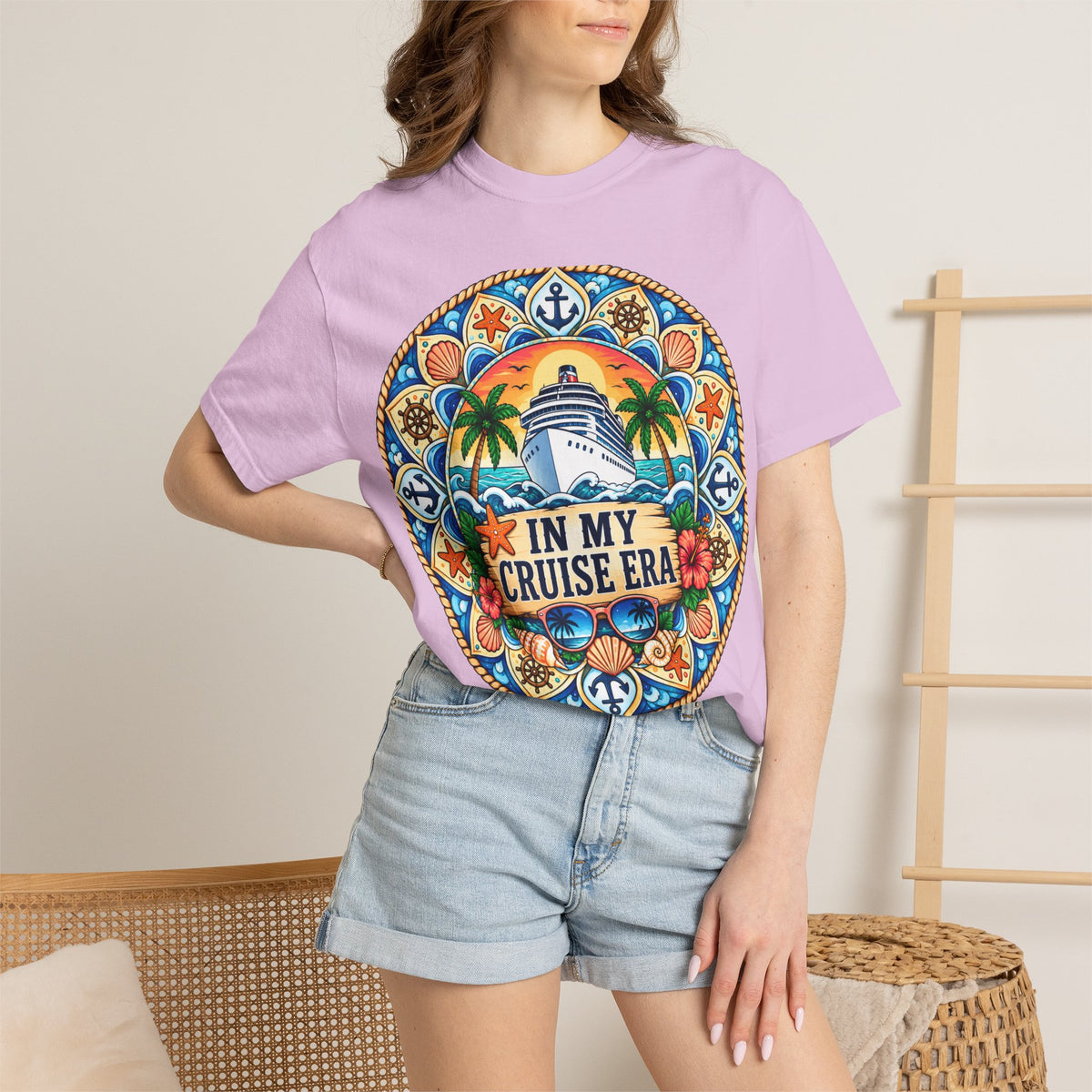 Cruise Vacation T-Shirt — "In My Cruise Era" Tropical Cruise Shirt
