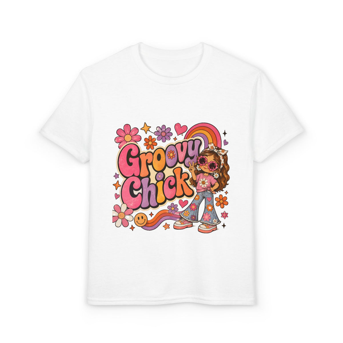 Retro Groovy Youth DryBlendÂ® T-Shirt