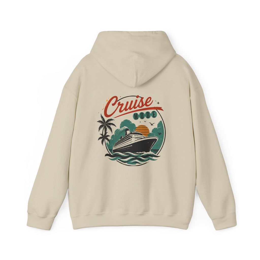 Cruise Ship Hoodie — Retro Tropical Vacation Sweatshirt