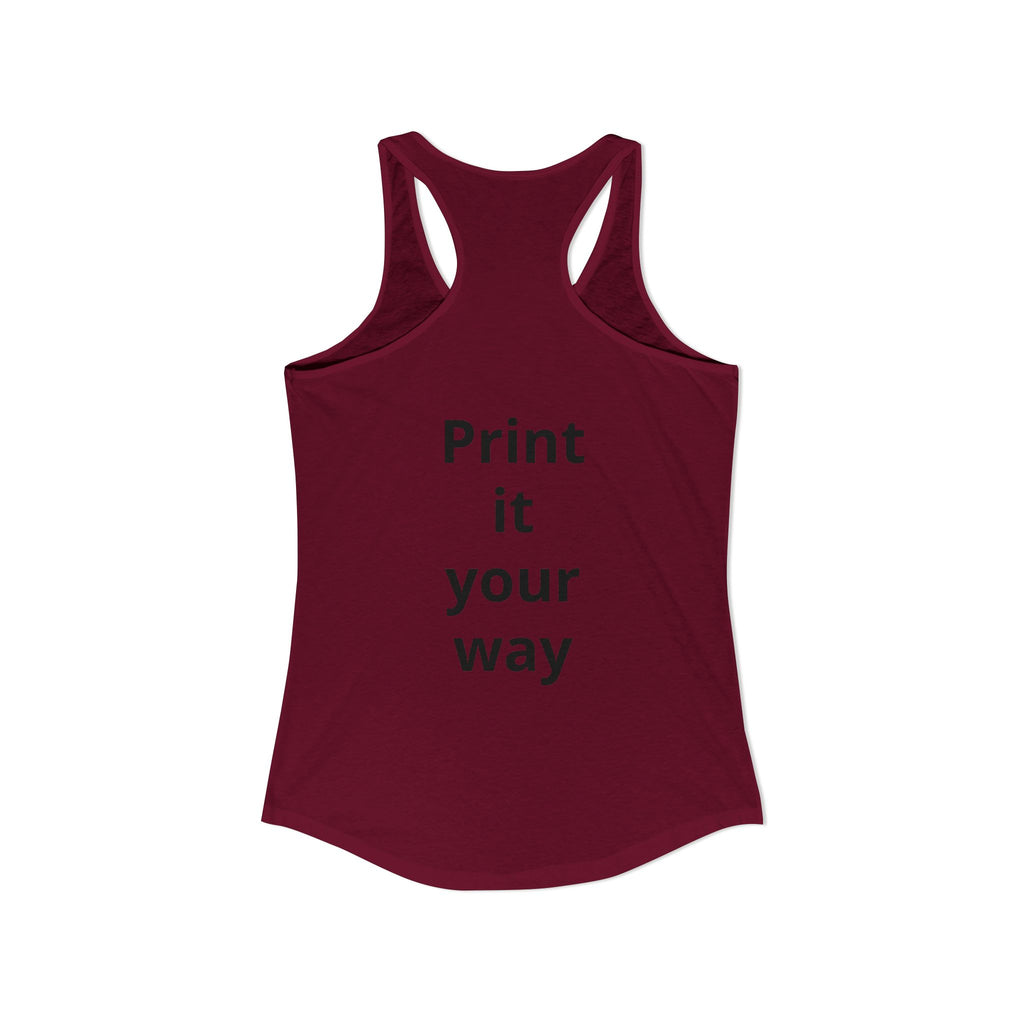 Cruise Retro Women's Ideal Racerback Tank