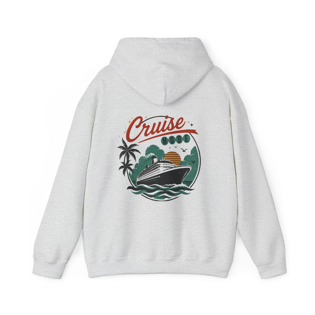 Cruise Ship Hoodie — Retro Tropical Vacation Sweatshirt