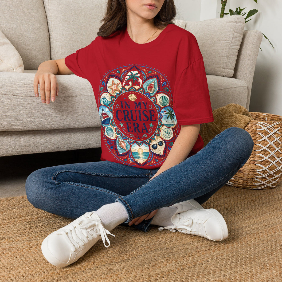Cruise Era T-Shirt — 'In My Cruise Era' Nautical Mandala Tee
