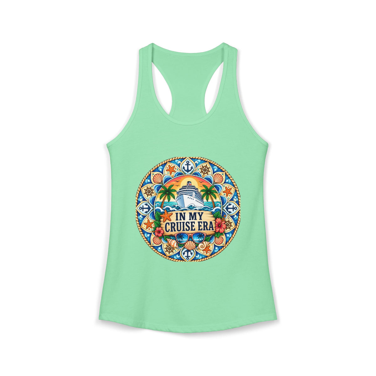 Cruise Retro Women's Ideal Racerback Tank