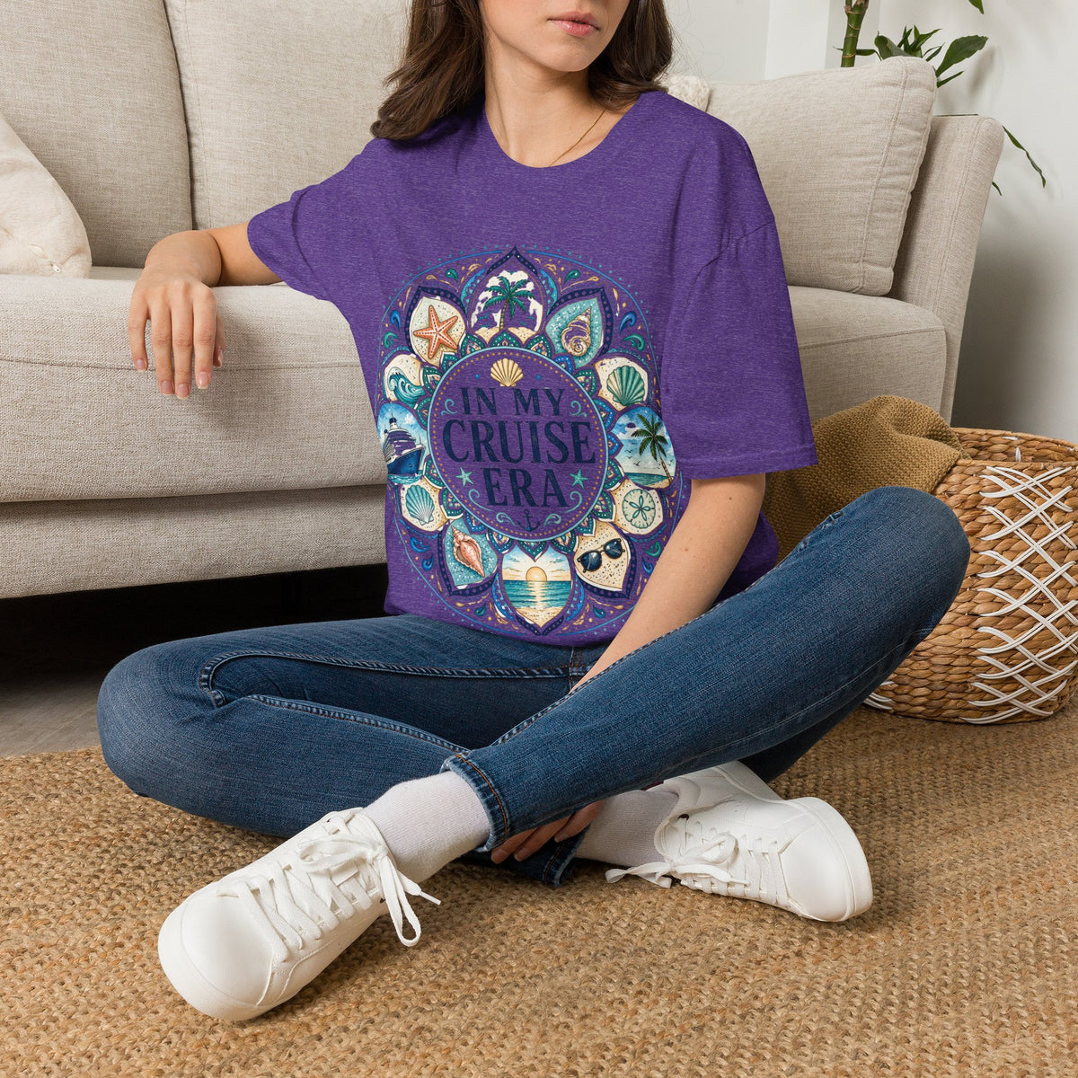 Cruise Era T-Shirt — 'In My Cruise Era' Nautical Mandala Tee