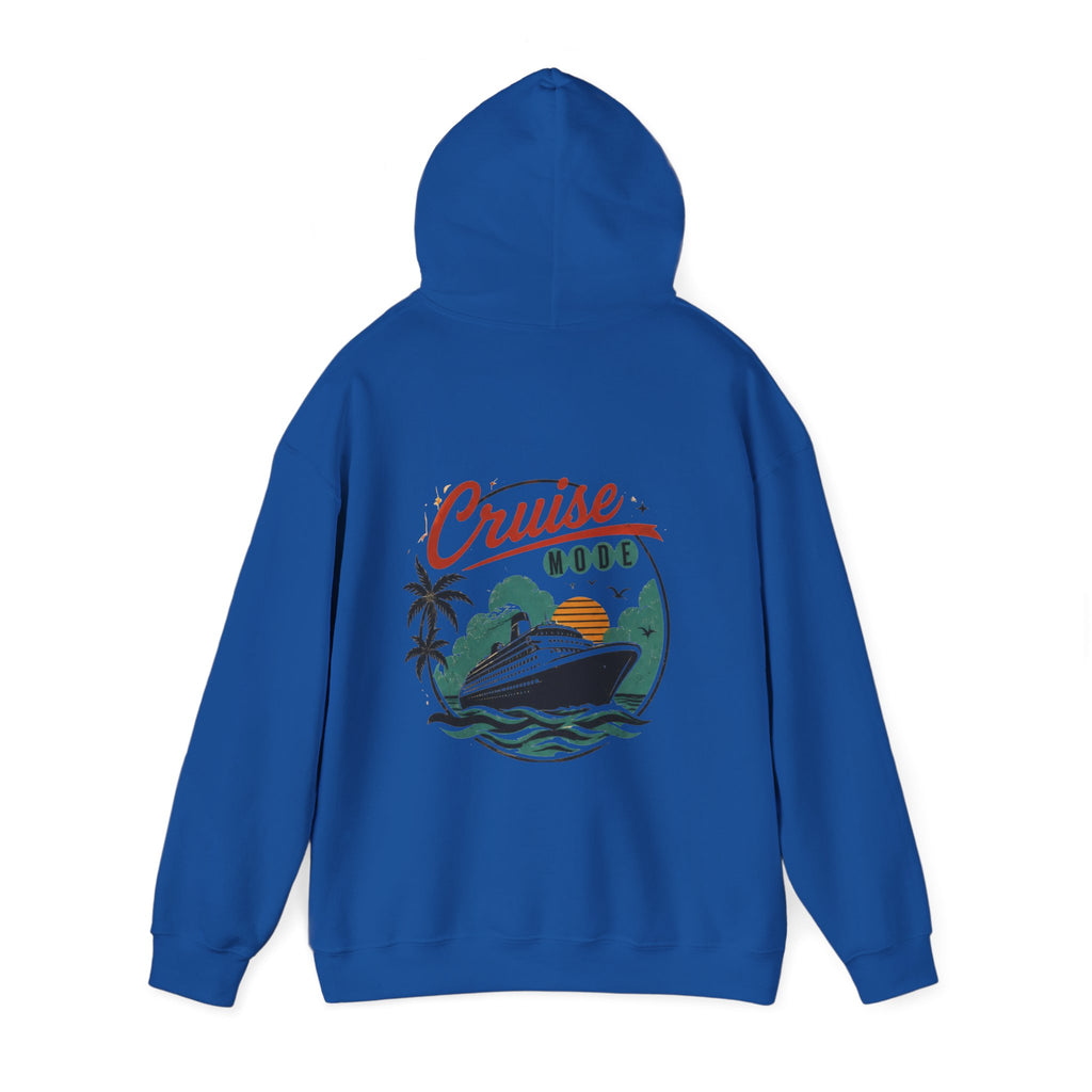 Cruise Ship Hoodie — Retro Tropical Vacation Sweatshirt
