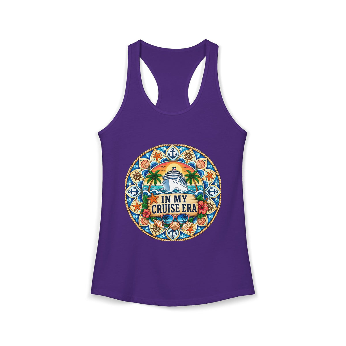 Cruise Retro Women's Ideal Racerback Tank