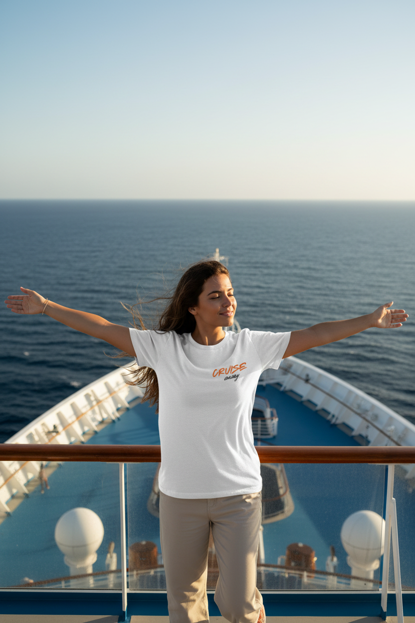 Cruise Away Jersey Tee Lifestyle Shot