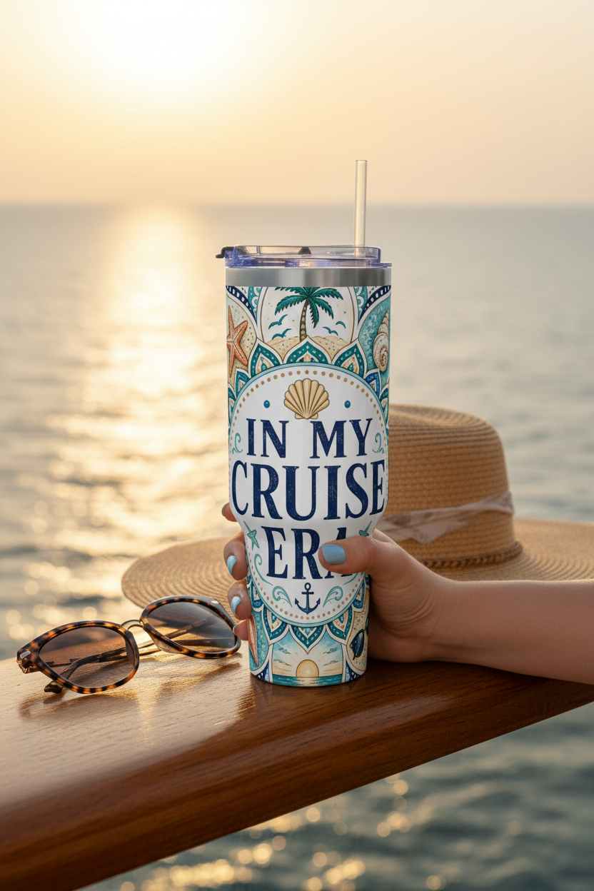 Cruise Era Mandala Tumbler